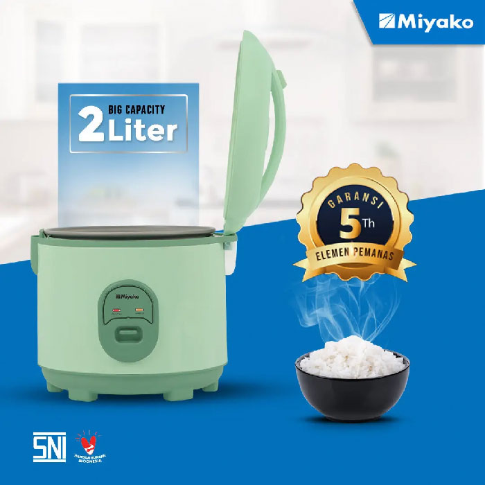 Miyako Rice Cooker Magic Warmer Plus MCM-559 2 Liter - MCM559 SBC